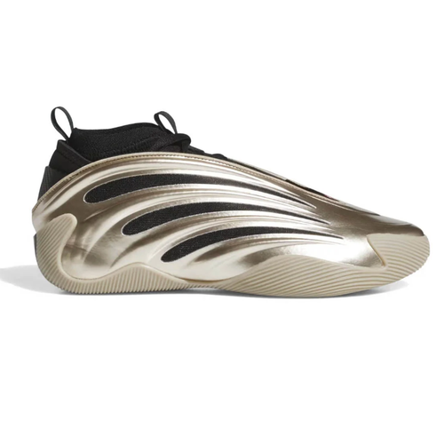 adidas Sneakers - Metallic Champagne & Black with Sculpted Shell