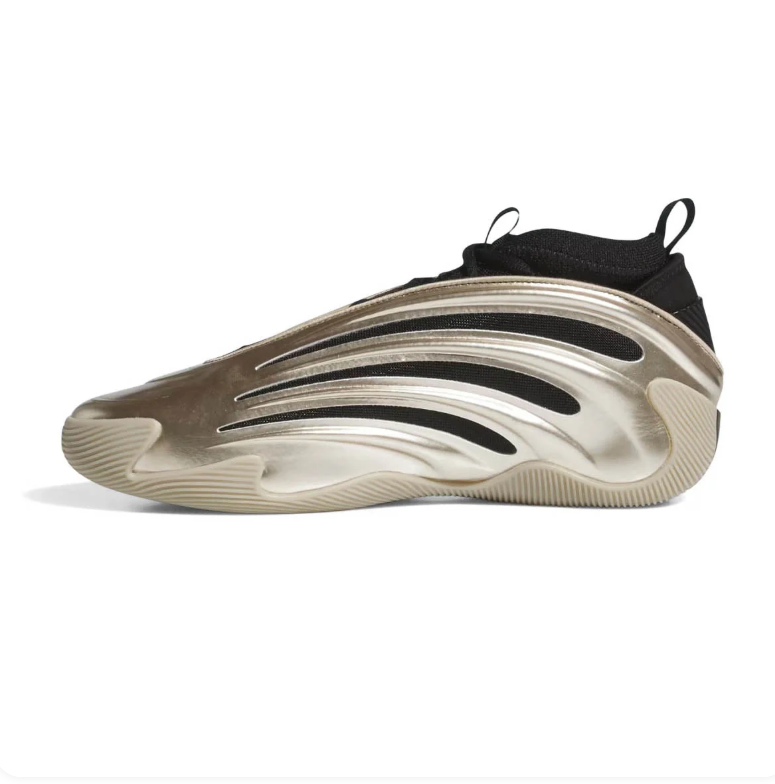 adidas Sneakers - Metallic Champagne & Black with Sculpted Shell