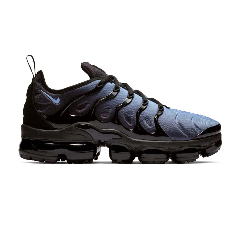 Nike Sneakers - Blue-Gray & Black with Sculpted Details
