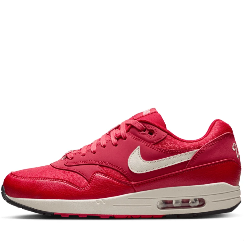 Nike Air Max Sneakers - Red & Cream with Viva Tejas Details