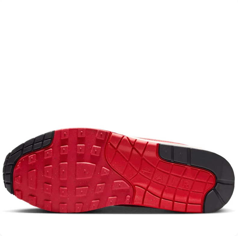 Nike Air Max Sneakers - Red & Cream with Viva Tejas Details