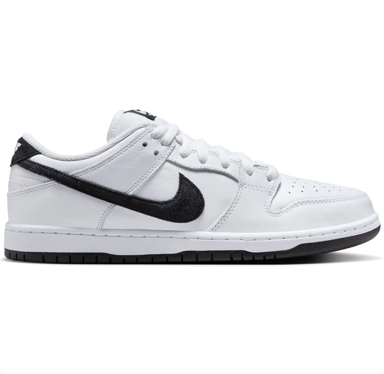 Nike SB Dunk Low Pro Sneakers - White & Black