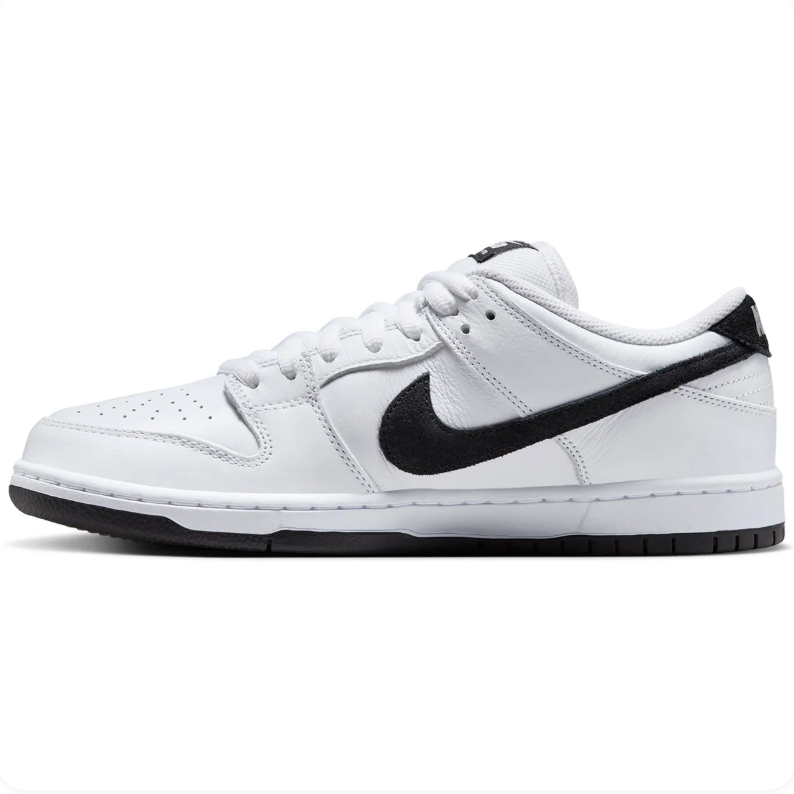 Nike SB Dunk Low Pro Sneakers - White & Black