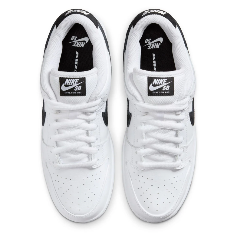 Nike SB Dunk Low Pro Sneakers - White & Black