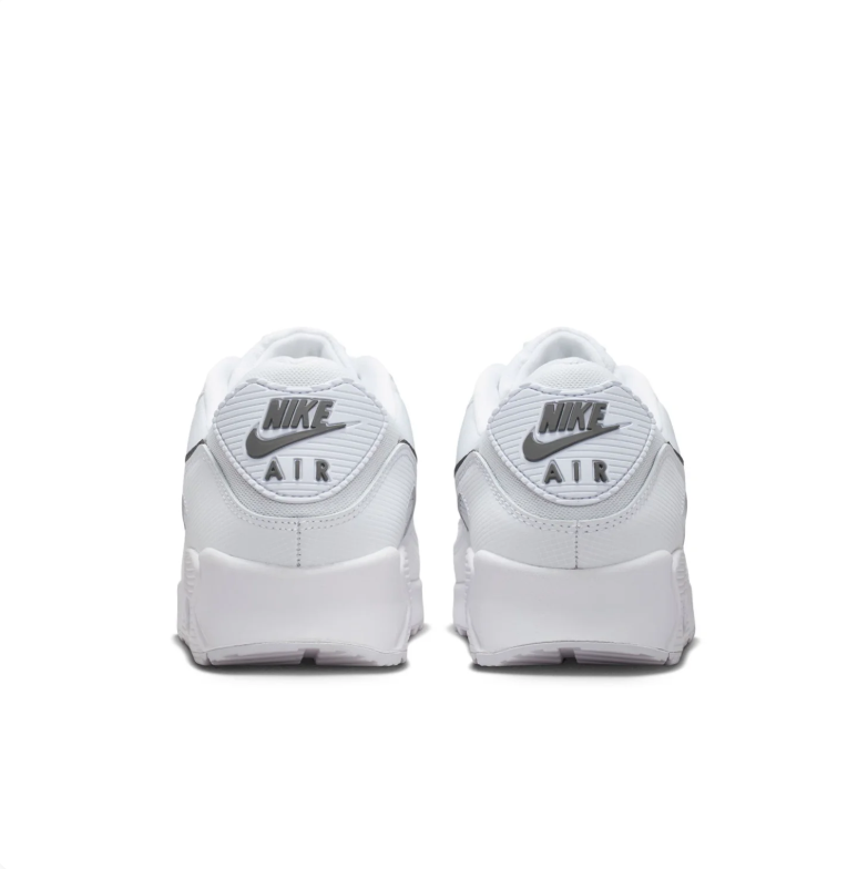 Nike Air Max Sneakers - White with Dark Gray Swoosh