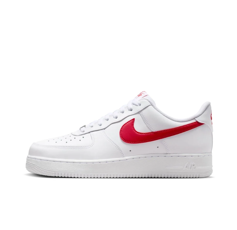 Nike Low-Top Sneakers - White with Red Swoosh