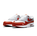 Nike Air Max Sneakers - White, Light Gray & Brick Red