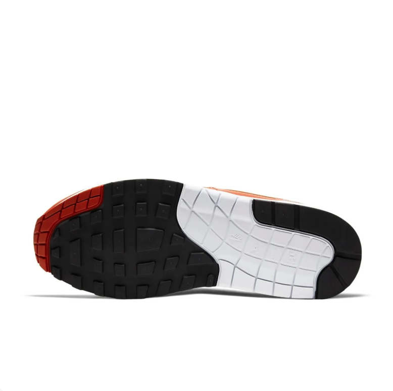 Nike Air Max Sneakers - White, Light Gray & Brick Red