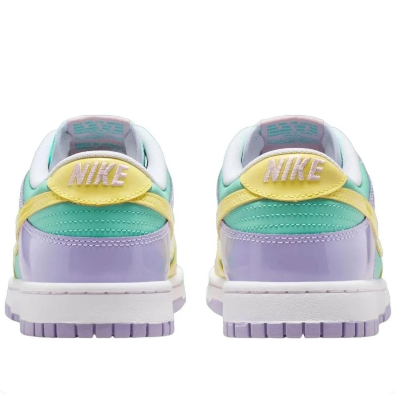 Nike Low-Top Sneakers - Mint, Yellow & Lavender Pastel Colorblock