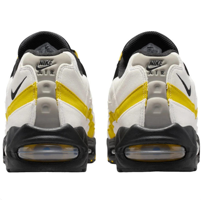 Nike Air Max Sneakers - Black & White with Yellow Accents