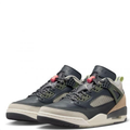 Air Jordan Sneakers - Black, Olive & Tan with Coral Accents