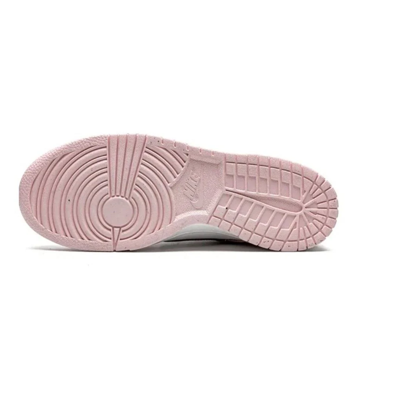 Nike Low-Top Sneakers - Pink & White with Burgundy Swoosh