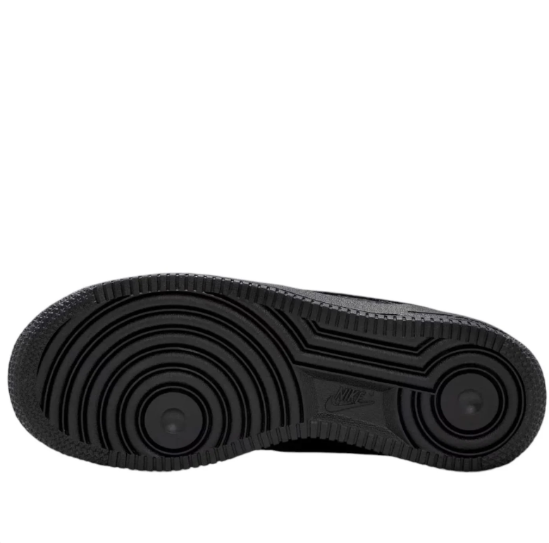 Nike Low-Top Sneakers - Black Snakeskin-Pattern with 8 & 24 Heel Details