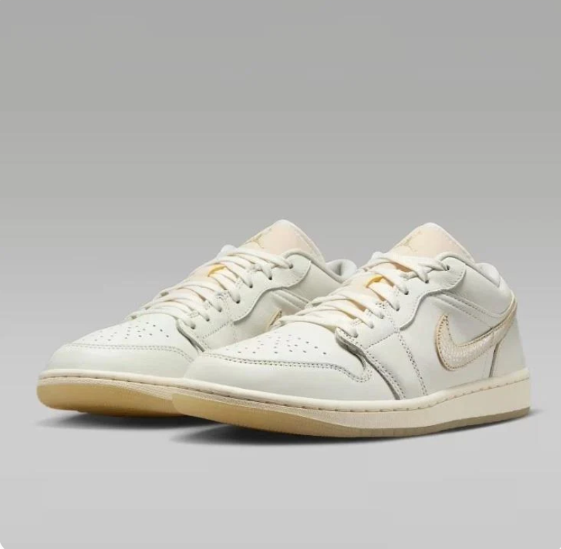 Air Jordan Mid-Top Sneakers - Black, Beige & Olive