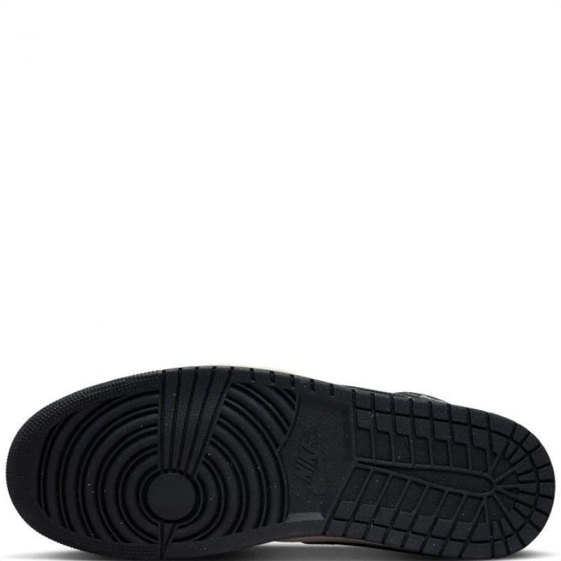 Air Jordan Mid-Top Sneakers - Black, Beige & Olive