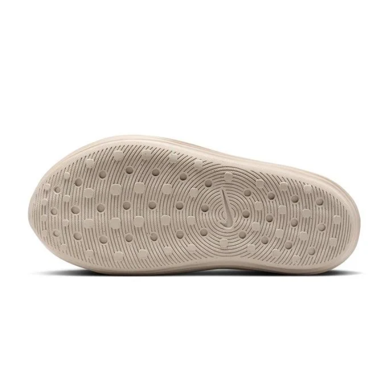 Nike Slip-On Clogs - Sand Beige with Sculpted Wave Details