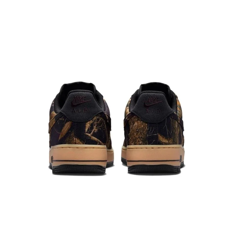 Nike Air Force 1 Low Sneakers - Woodland Camo & Tan