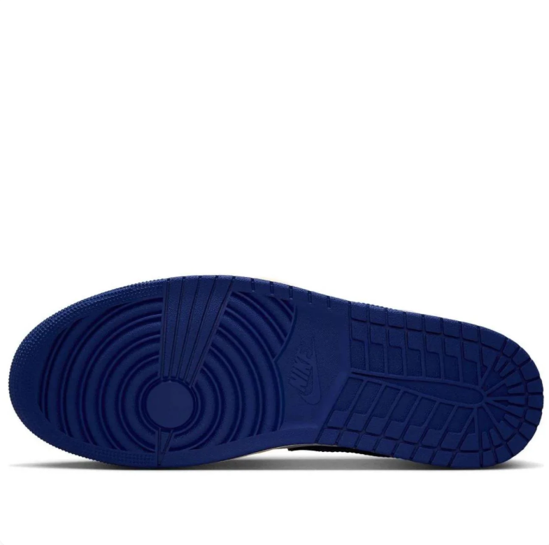 Air Jordan Mid-Top Sneakers - White, Navy & Red