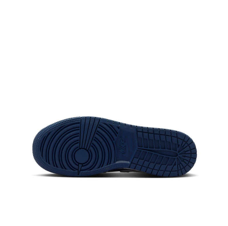 Air Jordan Mid-Top Sneakers - Navy & Light Grey