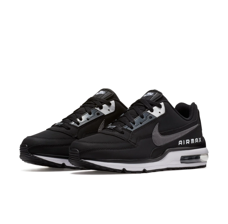 Nike Air Max Low-Top Sneakers - Black, Grey & White