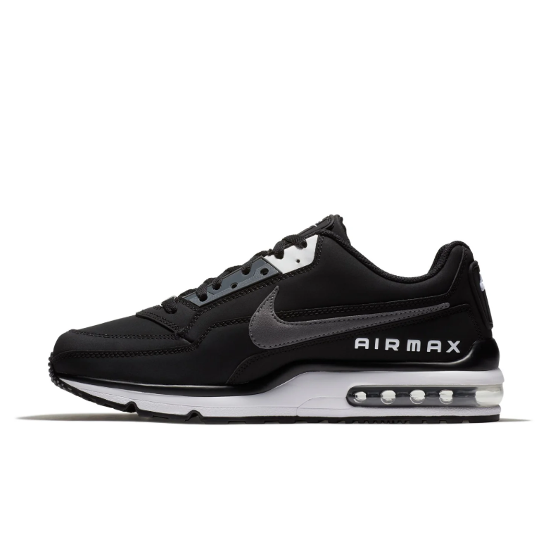 Nike Air Max Low-Top Sneakers - Black, Grey & White