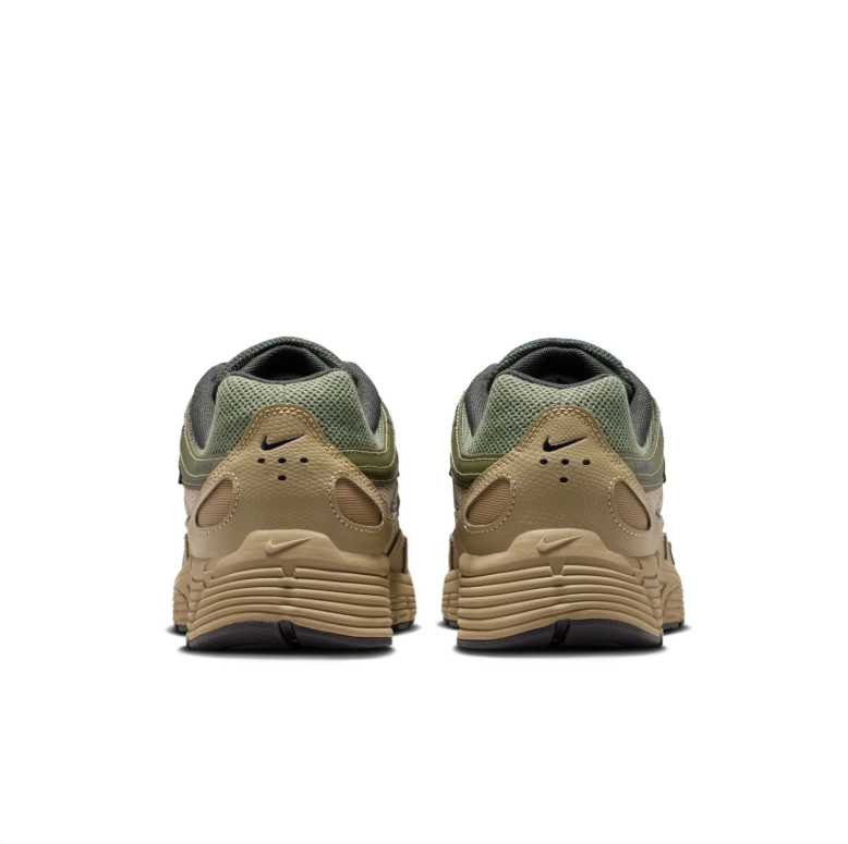 Nike Low-Top Sneakers - Olive Green & Tan with Black Swoosh
